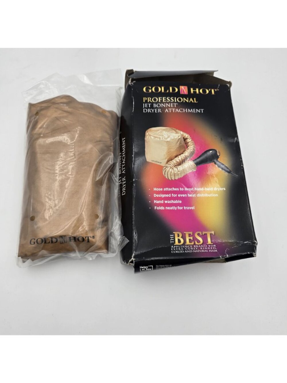 Gold N Hot Professional Jet Bonnet Dryer Attachment Gold Vintage Look - Picture 3 of 6